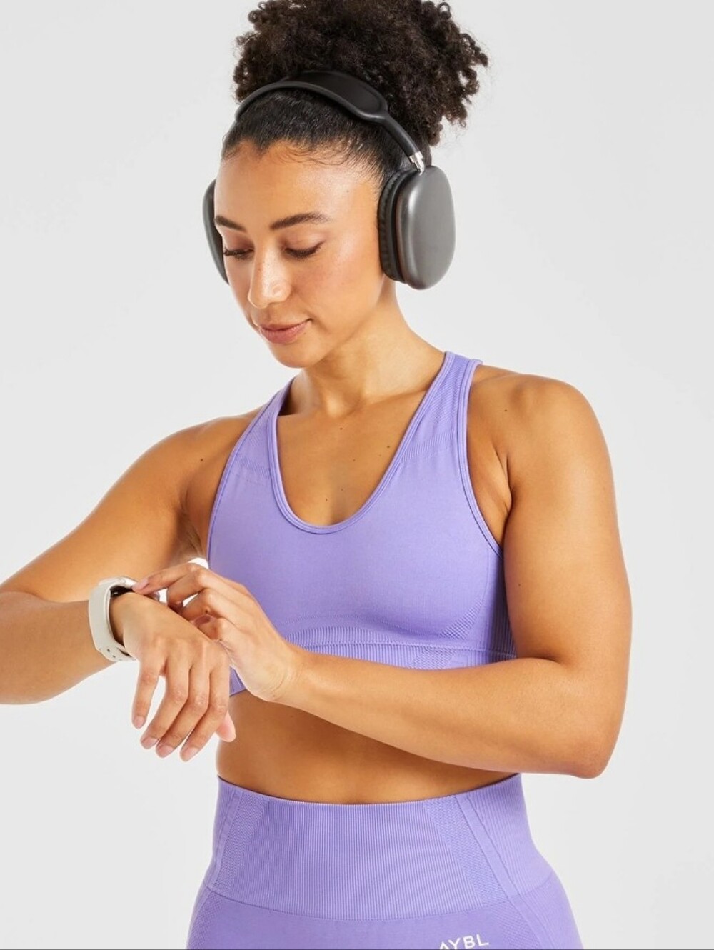 AYBL Balance V3 Seamless Sports Bra- Lavender Purple